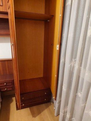 Armario, cama, dormitorio, mesillas