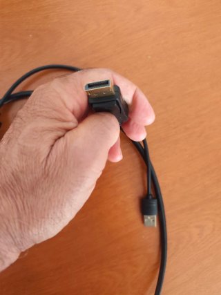 Cavo HDMI, DisplayPort e USB da 1m
