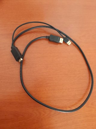 Cavo HDMI, DisplayPort e USB da 1m