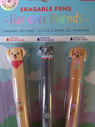 Set 3 Penne Cancellabili Legami Fur-ever friends