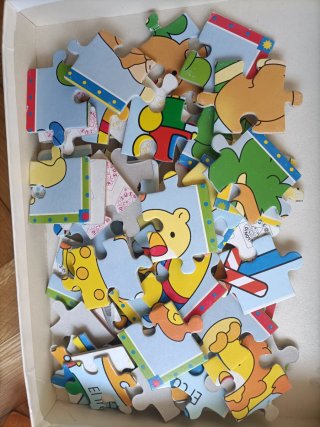 Puzzles Michi Animales de la Selva 4x12 piezas