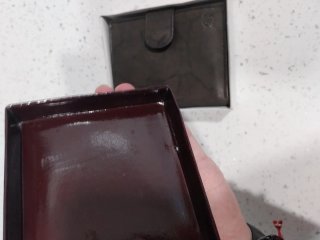 Cartera de piel Giorgio