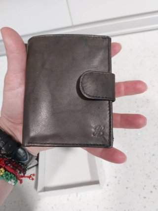 Cartera de piel Giorgio