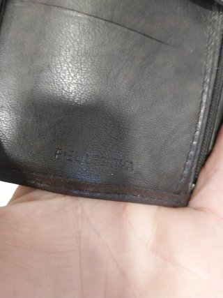 Cartera de piel Giorgio