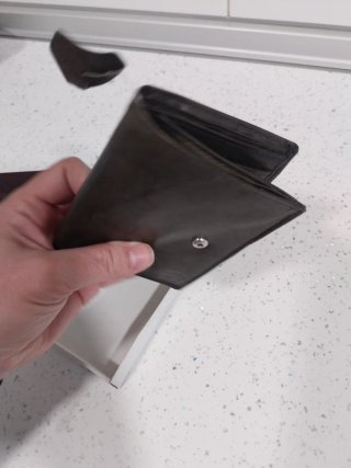 Cartera de piel Giorgio