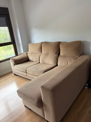 Sofá Chaiselongue Beige