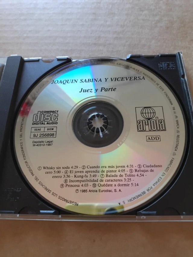 Joaquín Sabina - Juez y Parte CD
