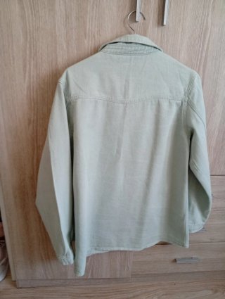 Chaqueta vaquera fina mujer verde