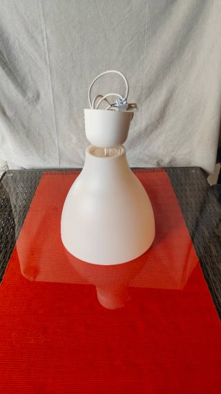Lámpara colgante blanca dormitorio