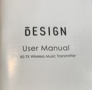 Transmisor Bluetooth Negro