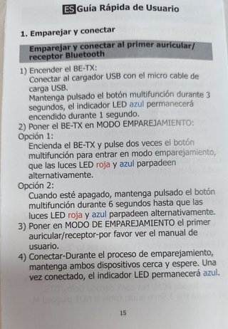 Transmisor Bluetooth Negro