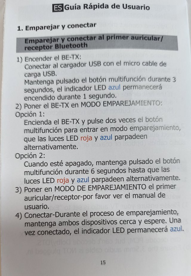 Trasmettitore Bluetooth Nero