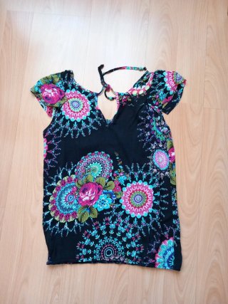 Blusa estampada talla 36