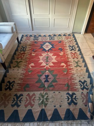Alfombra Kilim Auténtica Lana