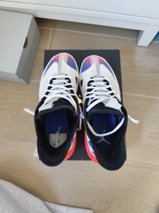 Jordan React Elevation Azul Rojo Blanco