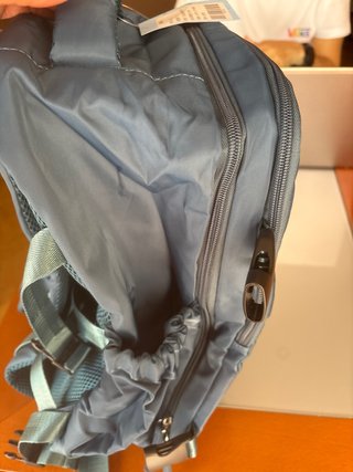 Mochila de viaje azul