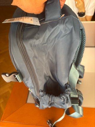 Mochila de viaje azul