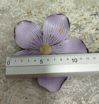 2 Platos Decorativos Hoja y Flor