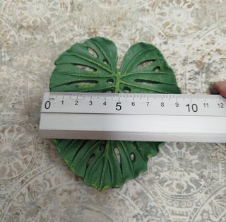 2 Platos Decorativos Hoja y Flor