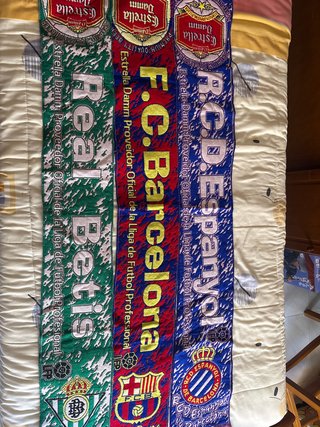 Bufandas Fútbol Retro Estrella Damm