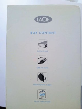 Disco Duro Externo LaCie 1TB Aluminio