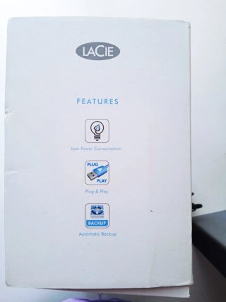 Disco Duro Externo LaCie 1TB Aluminio