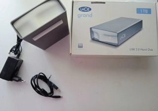 Disco Duro Externo LaCie 1TB Aluminio