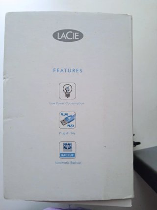 Disco Duro Externo LaCie 1TB Aluminio