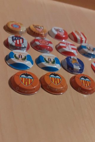 Chapas de fútbol