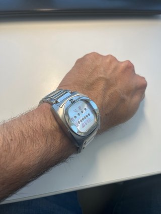 Reloj Binario The One Acero inoxidable