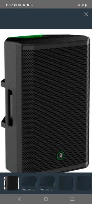 2 ALTAVOCES ACTIVOS  MAcKIE THRASH 212.. 1300w. en