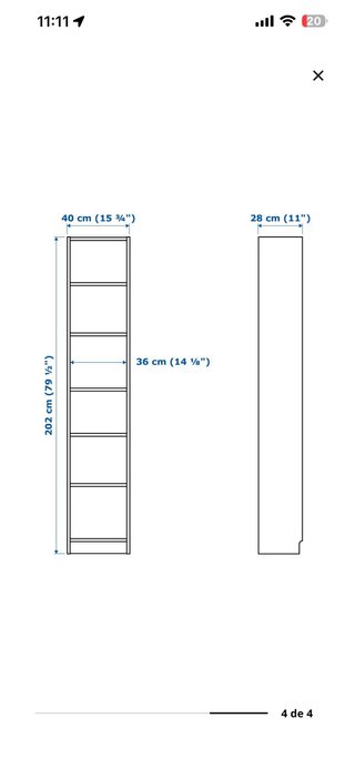 Estantería Billy IKEA Blanca