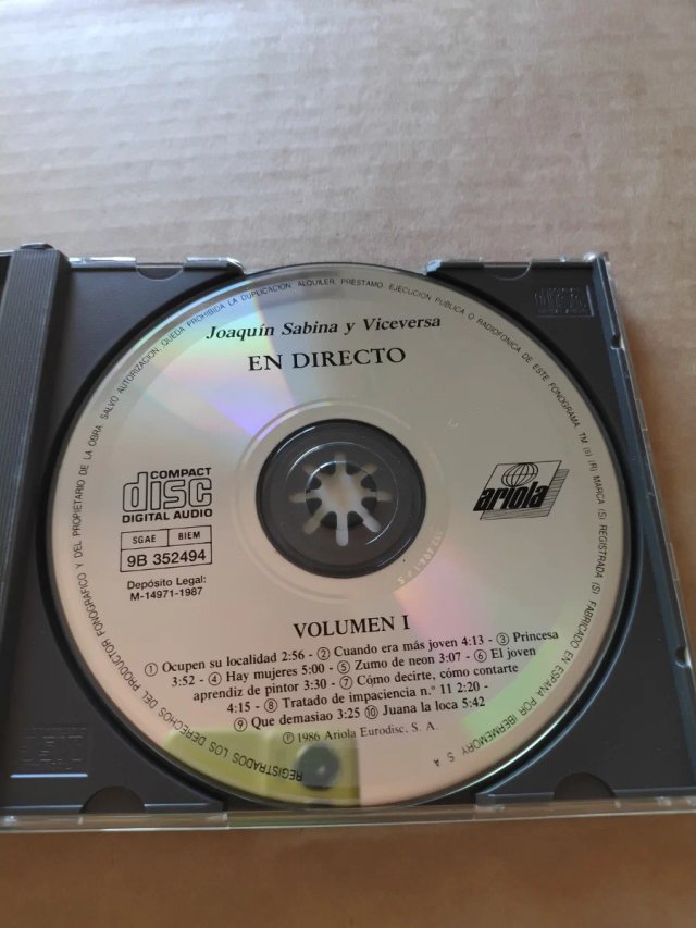 Joaquín Sabina Y Viceversa En Directo CD