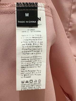 Blusa rosa sin estrenar
