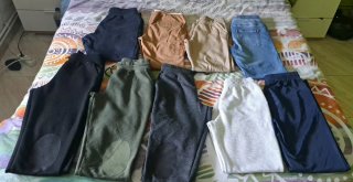 9 Pantalones Largos Talla 12