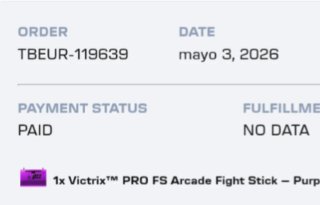 Victrix Pro FS Arcade Stick Morado