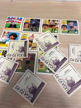 Lote 17 cromos Logroñés Liga 92/93