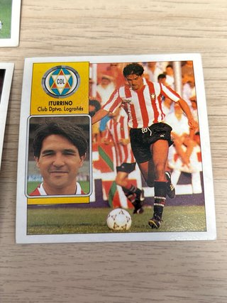 Lote 17 cromos Logroñés Liga 92/93