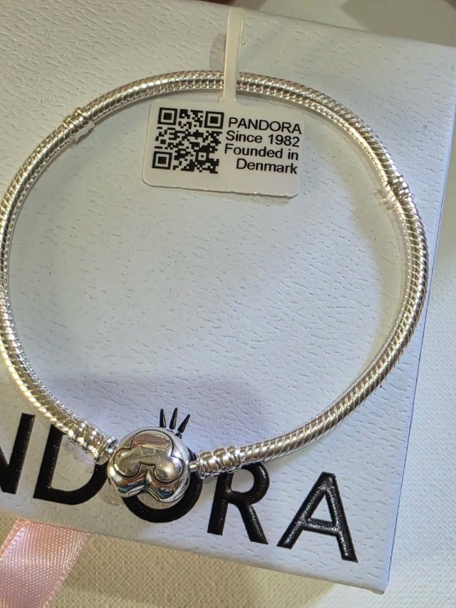 Pulsera Pandora Corazón Mickey 20cm
