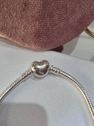 Pulsera Pandora Corazón Mickey 20cm