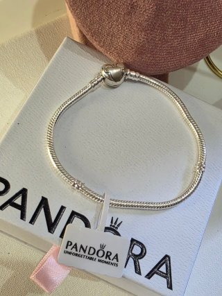 Pulsera Pandora Corazón Mickey 20cm