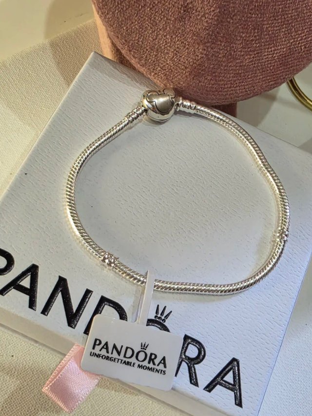 Pulsera Pandora Corazón Mickey 20cm