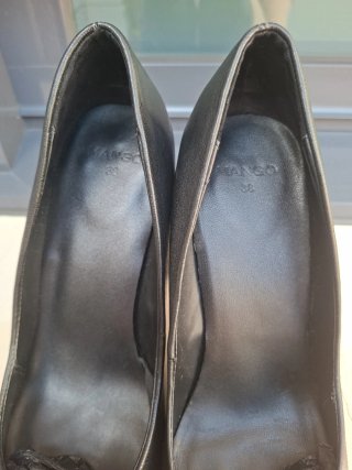 Zapatos de Salón Negros Mango Talla 38