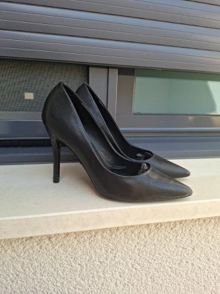 Zapatos de Salón Negros Mango Talla 38