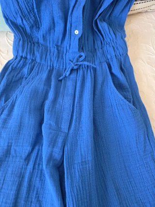 Mono largo azul Mango Talla M