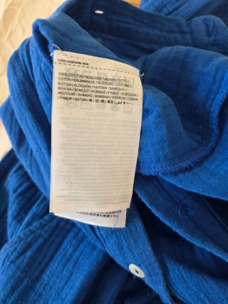 Mono largo azul Mango Talla M