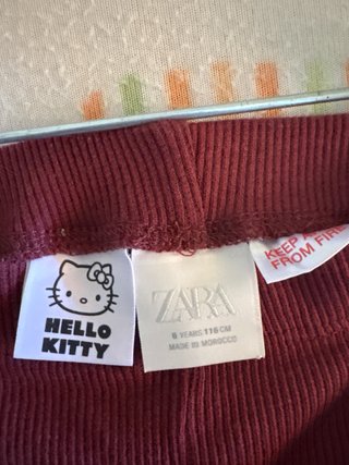 Leggings niña Hello Kitty granate