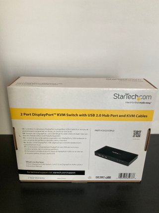 StarTech KVM DisplayPort 2 Porte USB 2.0