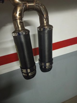 Escape Doble Carbono Arrow Yamaha FZ6