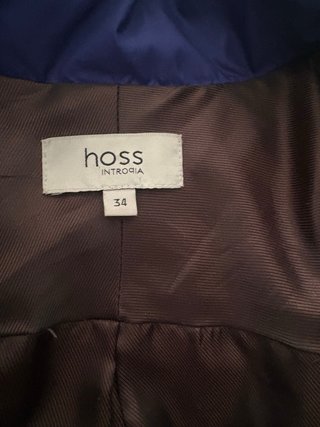 Abrigo plumífero Hoss Intropia azul mujer